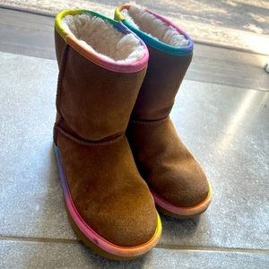 Girls Ugg boots Size 2.  Slight wear but still great shape.